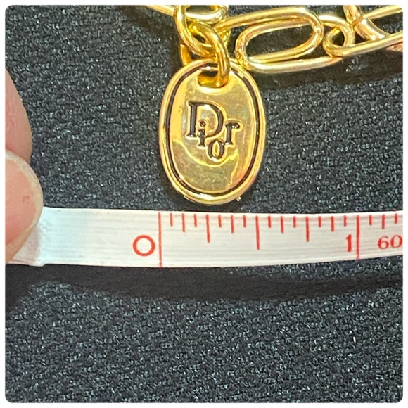 Vintage Christian Dior Charm on generic toggle chain - Picture 6 of 9
